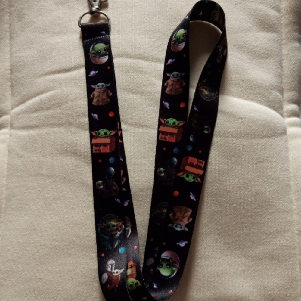 Baby Yoda lanyard